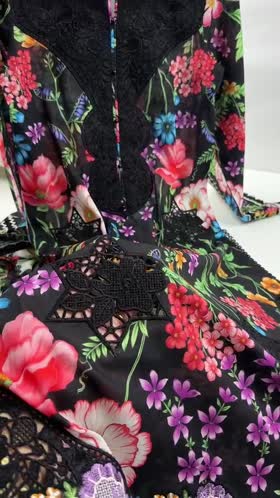 Rs 13500 Aneelas Stitched Lawn Print Emb 3pc with Chiffon Duppata [SPR-26-35-A] [Dispatch Time 2 Months]