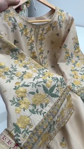 Rs 15000 Aneelas Stitched Lawn Emb 3pc Chiffon Duppata [LUX-26-94] [Dispatch Time 2 Months]