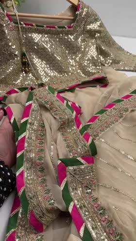 Rs 24500 Aneelas Stitched Chiffon Saree [SAR-01] [Dispatch Time 2 Months]