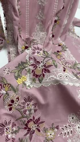 Rs 13500 Aneelas Stitched Lawn Emb Shirt trouser 2pc [LUX-26-64] [Dispatch Time 2 Months]