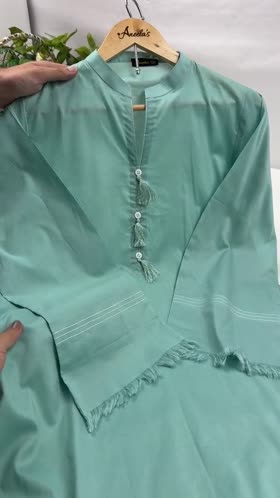 Rs 5500 Aneelas Stitched Solid Lawn 2pc with Shalwar [SL-09] [Disaptch Time 2.5 Months]