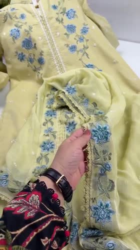 Rs 12700 Aneelas Stitched Lawn Emb 3pc Chiffon Duppata [LUX-26-91] [Dispatch Time 2 Months]