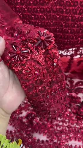 Rs 37000 Aneelas Stitched Bridal/ Wedding Ada work 3pc [BR-04] [Dispatch Time 3 Months]