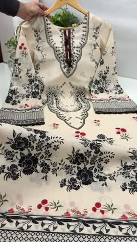 Rs 5500 Aneelas Stitched Lawn Print 2pc [SPR-26-18] [Dispatch Time 2 Months]