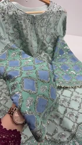 Rs 24000 Aneelas Stitched Formal Chiffon Emb 3pc [LUX-CH-26-01] [Dispatch Time 2.5 Months]
