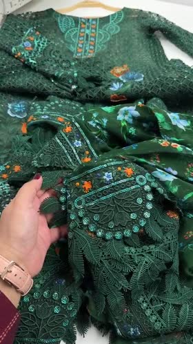 Rs 25000 Aneelas Stitched Luxury Emb Organza with Silk Inner Trouser 4pc [LUX-OR-02-B] [EAD] [Dispatch Time 1.5 Months]