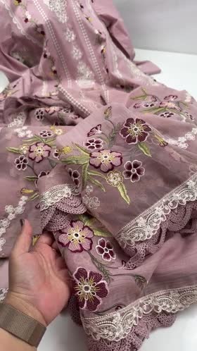 Rs 19400 Aneelas Stitched Lawn Emb 3pc [LUX-26-64] [Dispatch Time 2 Months]