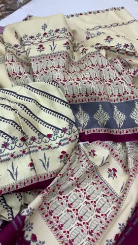 Rs 2450 Warda linen printed 3pc