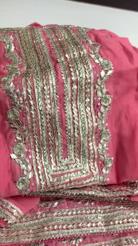 Rs 4700 hand made Gota shirt Duppata