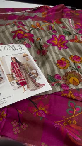 Rs 3800 Charizma slub linen winter 3 pc