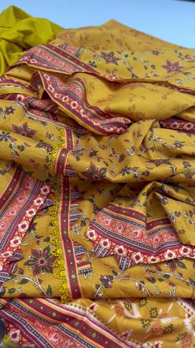 Rs 3750 Bin saeed linen stitched printed 3pc ( CH 22 L 40)LARGE