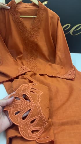 Rs 6000 Aneelas khadar stitched Emb 2 p [ CH 23 L 44] X LARGE