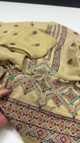 Rs 6950 Fragrant lawn Emb 3pc pure chiffon Emb Duppata