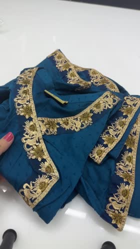 Rs 3450 Andrakha Emb lawn cotton frock L [ CH 22 L 47]