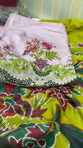 Rs 1950 Lime light shirt and shawl 2pc